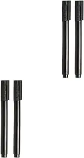 SHOWERORO 2sets Money Checker Pen Counterfeit Detector Pen Banknote Cash Tester Uv Light Portable Size 2pcs*2