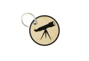 Keychain keyring patch print double sided telescope astronomy