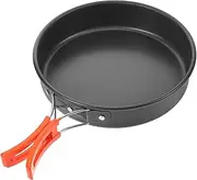 BESPORTBLE Ergonomic Handle Camping Pot Aluminum Alloy Cookware Nonstick Picnic Pan Versatile Outdoor Cooking Tool
