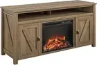 Fireplace TV Stand Replaceable Electric Insert Heater Remote Control Timer Flame