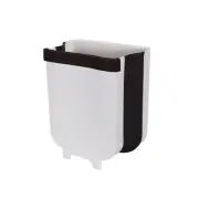 Wall Mounted Cabinet Kitchen Waste Bin Trash Can - White