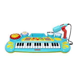 【費雪 Fisher-price】多功能墊子琴 早教啟蒙樂器 音樂多功能電子琴 益智玩具 小鋼琴樂器玩具