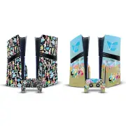 THE JETSONS GRAPHICS VINYL SKIN DECAL FOR SONY PS5 PRO DISC EDITION BUNDLE