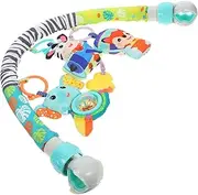 Toddmomy Hanging Rattle for Multi Functional Crib Clip Rings Sensory Stroller and Car Seat Attachments Plaything for and Disassemblable Design