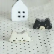 Relaxed Cat Chopstick Rest White Cat From Japan