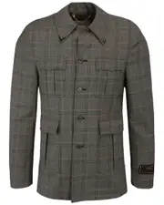 Gucci Prince of Wales Plaid Wool Jacket