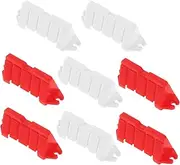 HANABASS 60pcs Mini Traffic Road Block Racing Track Barriers for Rc Car Drift Fields Fences for Realistic Play and Construction Teaching for Miniature Traffic Scenes