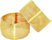Efulgenz Gold Tone Indian Bangle Set for Women Dubai Style Bangle Set Engraved Filigree Style Hinge Openable Big Broad Bangles Bracelet Indian Bridal Jewelry for Wedding Bollywood Fashion Jewelry (2 Pcs)