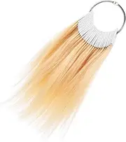 VICASKY 30pcs Real Hair Color Sample Rings for Hair Dyeing Techniques for Stylists for Accurate Shade Selection