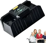 Poker Card Shuffler – Automatic Induction Shuffler Machine, Three Kingdoms Card Washer | Timed Playing Cards Shufflers, Texas Hold'em Game Tool, Travel Device, Night Setup for Home