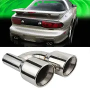 Exhaust Tip Stainless Steel 2.5" In 4.0" Outlet For Pontiac Firebird Trans WS6