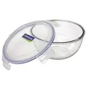Glasslock - Round Tempered Glass Bowl 2Ltr