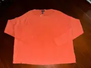 NWT M 8/10 Eileen Fisher Bittersweet Merino Wool Boxy Top $178+