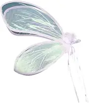 Abaodam 1pc Colorful Butterfly Wings Rings for Lovely Angel Wing Performance Wing Props Cosplay Wing Prop Princess Wings Clothing Girl Angel Dress Children Wing White Organza