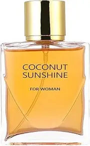 Coconut Sunshine Perfume For Women,Coconut Sunshine Fragrance Spray,Vanilla Flavor Eau De Toilette,Long-lasting Portable Perfume For Women (1pc)