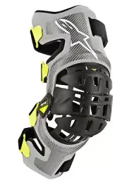 Bionic 7 Knee Set Silver/Yellow Lg