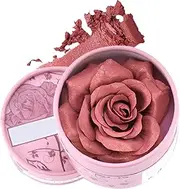 Cheek Blush | 3D Rose Petal Blush | 3.5g Natural Fragrance Highlighter Smooth Pigmented For Nude Makeup Face Night-Out Bridal Stage