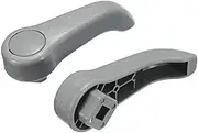 1Pair Car Seat Handles, for Renault, for Clio MK2 Adjusting Lever Handle Pull Set Black Gray seat Recliner Handle(1pair Gray)