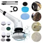 New Cordless Power Scrubber Electric Spin Turbo Scrub Cleaning Brush Cleaner