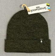 Smartwool Cozy Cabin Hat Winter Moss Beanie Knit Unisex Toboggan Merino Wool