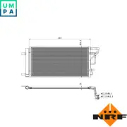 CONDENSER AIR CONDITIONING 350491 FOR HYUNDAI i30/Hatchback/Van/Kombi/FASTBACK