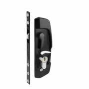 Gainsborough Black Security Deadlock For Sliding Door