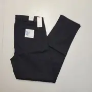 BRAX FABIO Size 40x34 HI-FLEX Black Jeans 5-Pocket Chino Men's Pants NWT