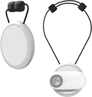 Action Camera Accessories for Insta360 GO 3, Magnetic Pendant Holder with Quick Release Neck Strap, White