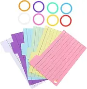 UTHCLO 1 Set Small Memo Pads Lined Spiral Notebooks with Transparent Cover Compact Study Cards for Taking for Students and Teachers Included Random Color