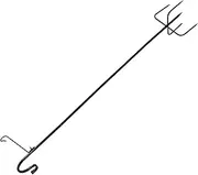 Toddmomy Rust-Resistant Shepherd Hook Pole Stake Hanger Iron Ground Hook for Garden Decorations 1pc