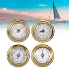 4Pcs Thermometer Hygrometer Barometers Clock Set Indoor Outdoor Weather