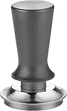 58mm Espresso Powder Press, high-Quality Coffee Powder Press with Calibration Spring, Anti Stick Stainless Steel Flat Bottom, Exquisite Handle, Stainless Steel Base Powder Press