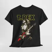 Vintage T-Rex T-shirt, Rock Band Tee Gift for Woman and Man Oversized Tee
