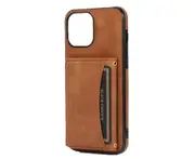 C78 Brown Smartphone Purse-style Protective Case Phone Case for iPhone 14 Plus 6.7 inch