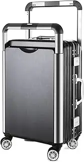 [BIRJXVTO] Carry-on Suitcase Luggage Suitcases with Wheels Hard Shell Aluminum Frame Lovers Lugage Large Capacity Storage Carry-on Suitcases Carry On Luggages