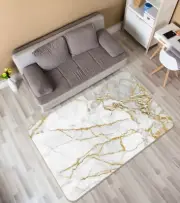 3D Golden Texture NAO8358 Game Rug Mat Elegant Photo Carpet Mat Fay