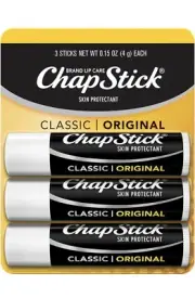 Chap Stick Lip Balm Original 3counts