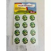 Scratch & sniff happy Allie scented Sticker Matte Lime pack NEW