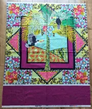 Jungle Fever Fabric Panel Tree of Life LD27 Westminster 36x36 Doss and Schuster
