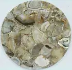 15" Natural Agate Corner side table top natural Stones Work Handmade