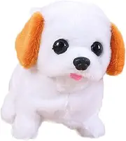 ERINGOGO 1Pc Plush Electric Dog Interactive Simulation Pet Plaything for Crawls Barks Tail for Fun and Stimulation