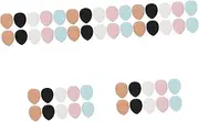 [Minkissy] 5sets Velour Face Puff Makeup Puff for Foundation Loose Powder Cosmetics 10pcs*5