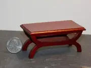Dollhouse Miniature Coffee Table Mahogany 1:12 one inch scale N36 Dollys Gallery