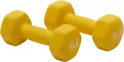 New 7lb-Neoprene Coated Hexagon Workout Dumbbell Hand Weight