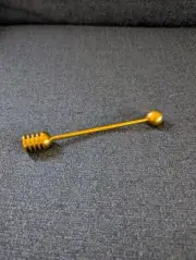 Brass Colored 6.29" Stainless Honey Dipper Drizzle Stick 3 Parts New W/O Tags
