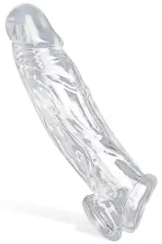 Size Matters 8" Realistic Penis Extension & Ball Stretcher