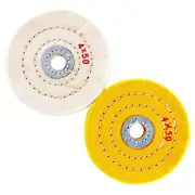2x 4 Buffing Soft Polishing Buffer Polish Wheel Pads For Bench Grinder