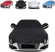 Hail Protector Car Cover, 5 Storeys Thicken Hail Blankets for Car, Hail Blanket for Cars, Padded Car Cover Waterproof All Weather (Black,SUV)