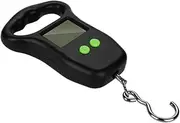 [MUELODSIC] Digital Luggage Hook Scale Capacity Hanging Weight Scale with LCD Display for Fishing Travel and Camping Design Durable Materials Easy to Read