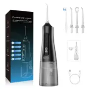 9Mode Portable Oral Irrigator Smart Display Dental Water Flosser Rechargeable Water Jet Floss Tooth Pick 350ML Teeth CleanerIPX7